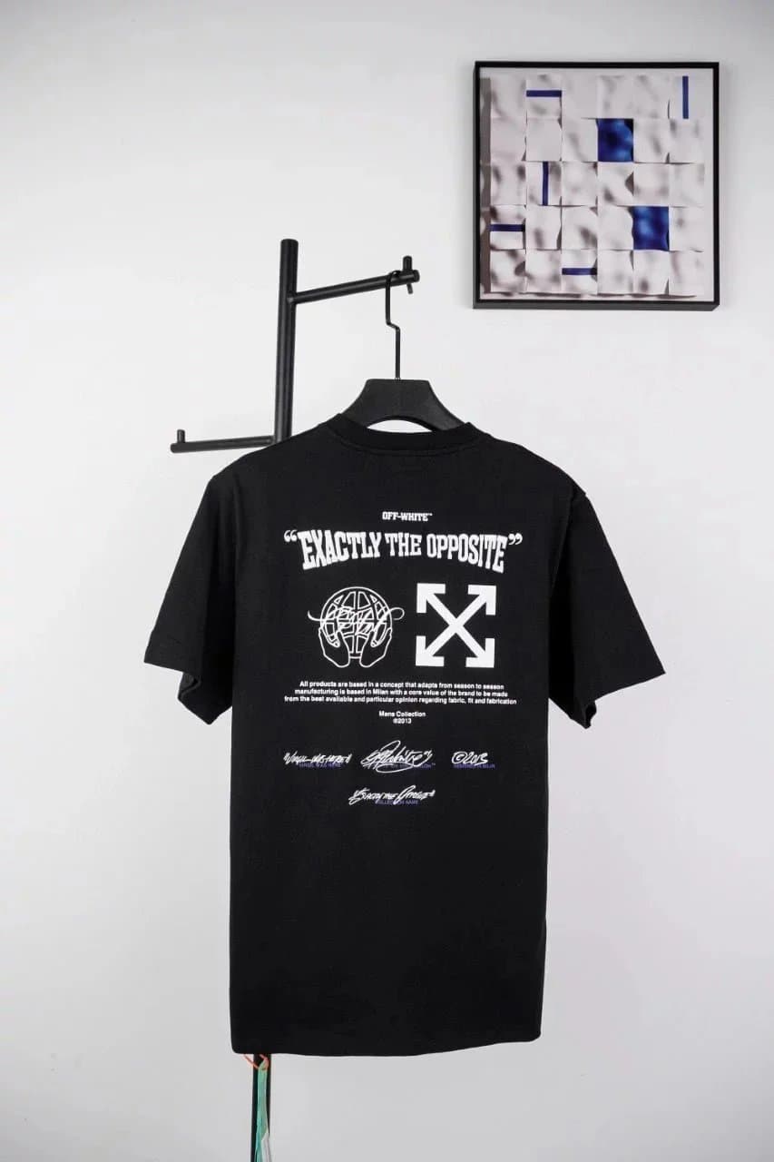 【P版】OW蓝箭头字母刺绣短袖