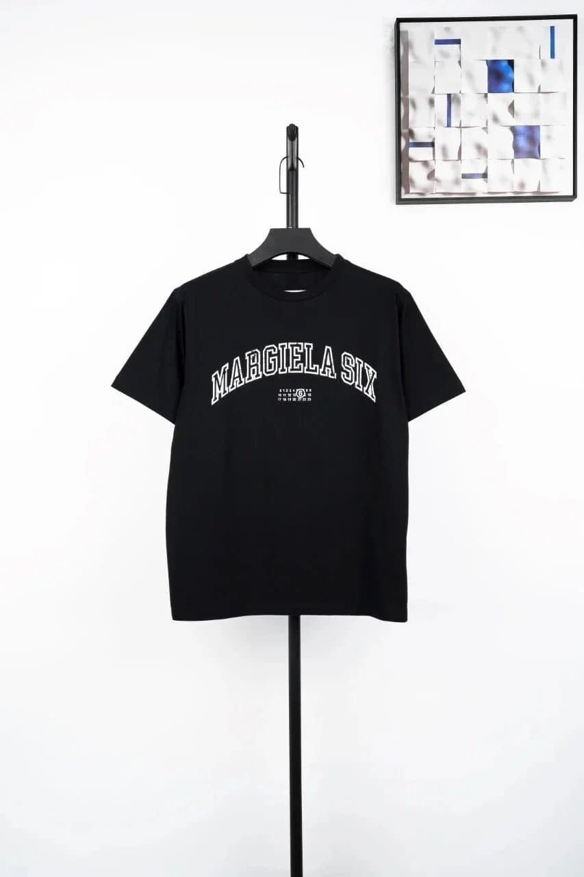 【M】Lg印花圆领T恤  黑色