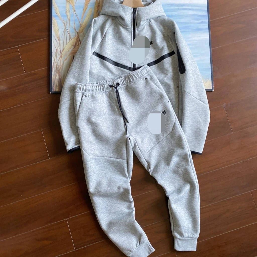 【靖之G】春海外爆款风行者男士套装钩子四色印花字母休闲运动连帽男装