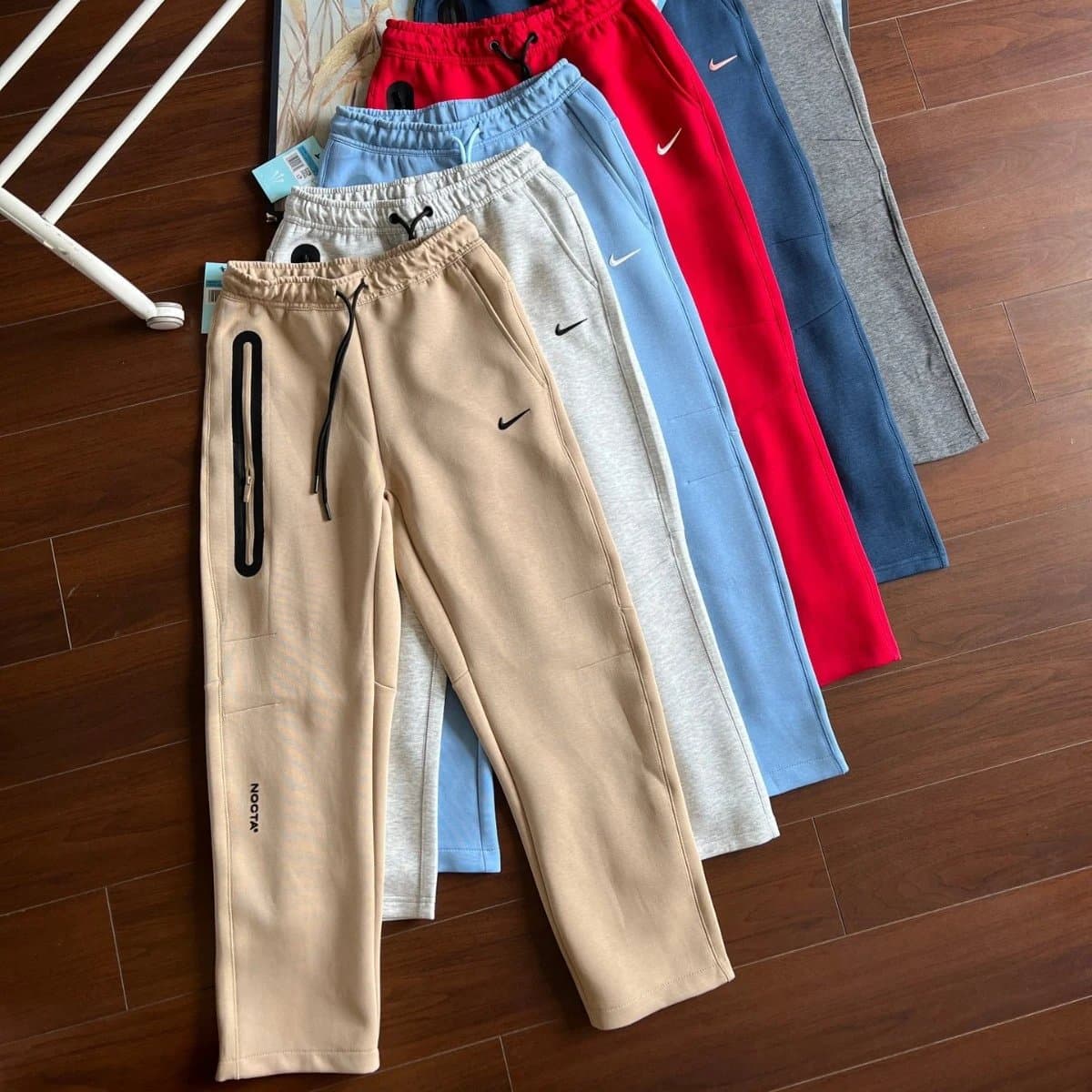 【靖之G】海外爆款男士卫裤跨境钩子字母侧拉链情侣休闲运动裤